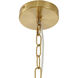 Canada LED 20 inch Brass Chandelier Ceiling Light